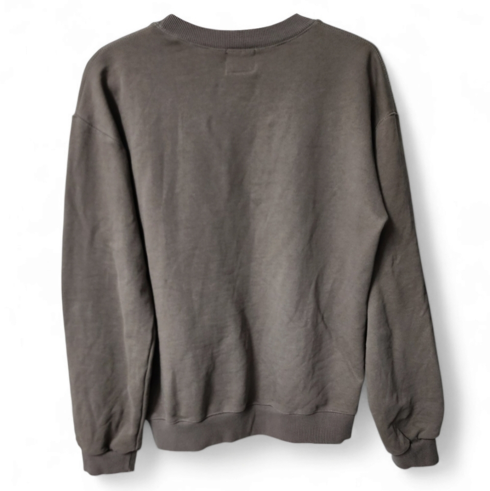 Young Muse Logo French Terry Crewneck Sweatshirt in Graphite - Picture 6 of 8